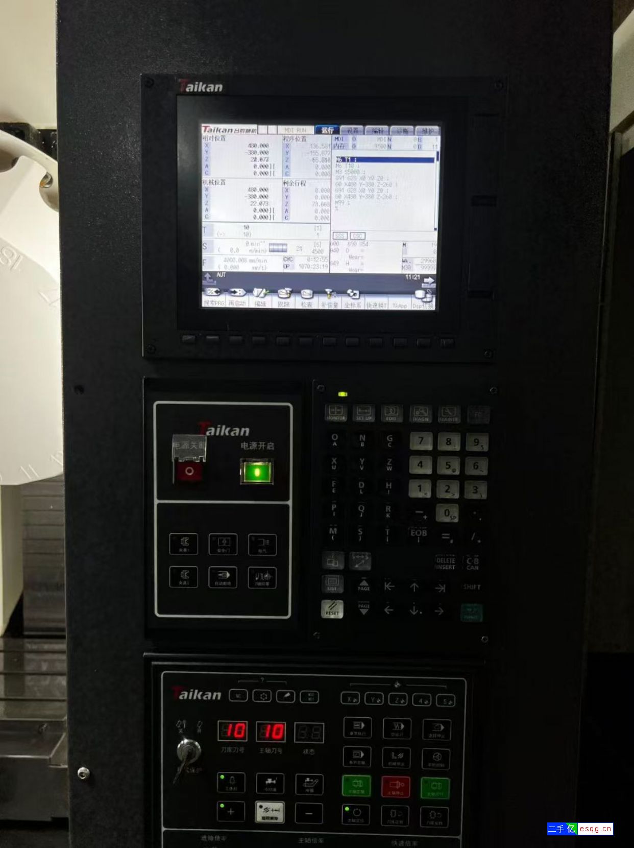 同款多台台群T-500S钻攻中心，三菱M80系统-5