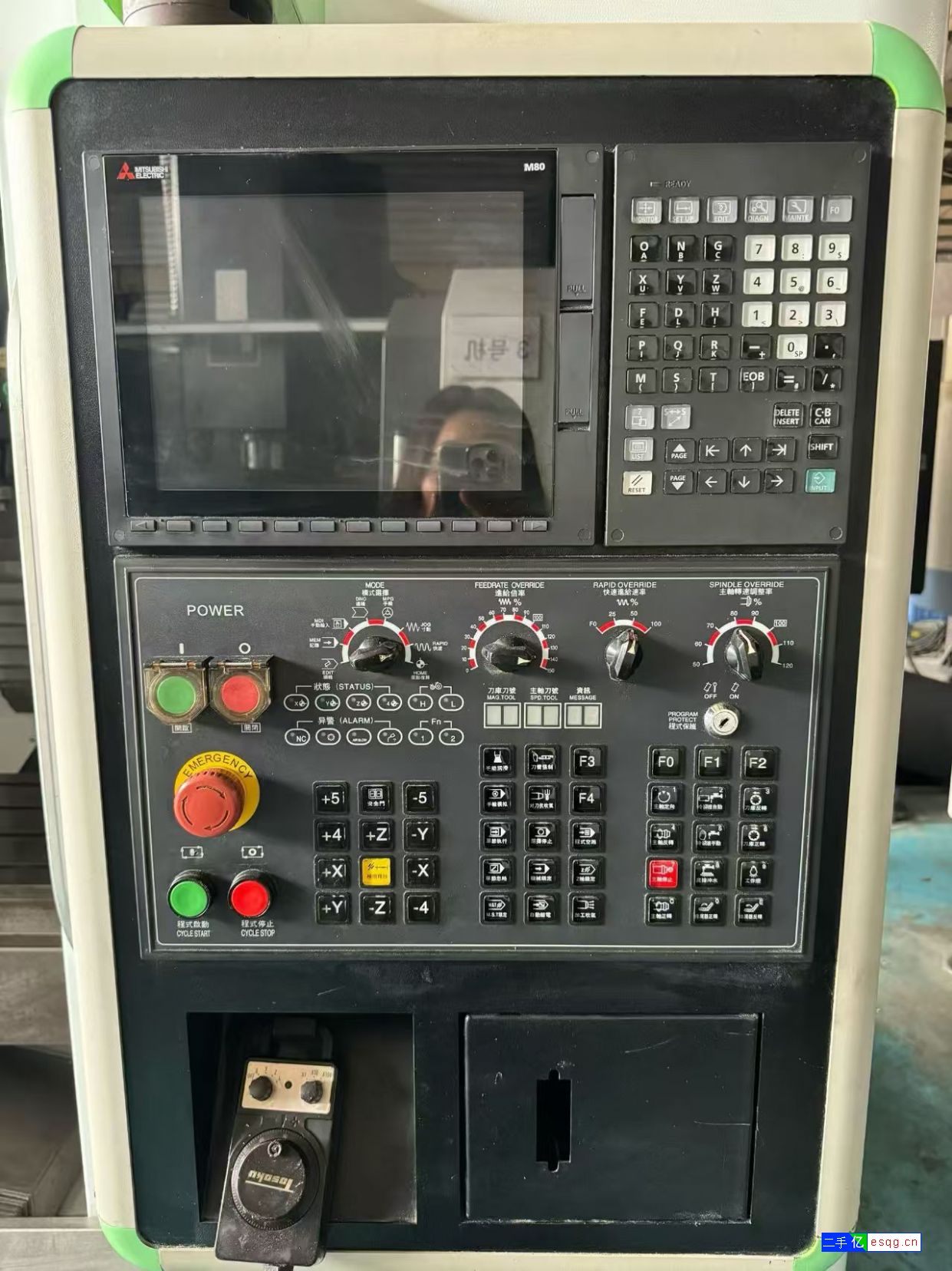 刚到钰鸿V850加工中心，三线重型线轨，直连12,-4