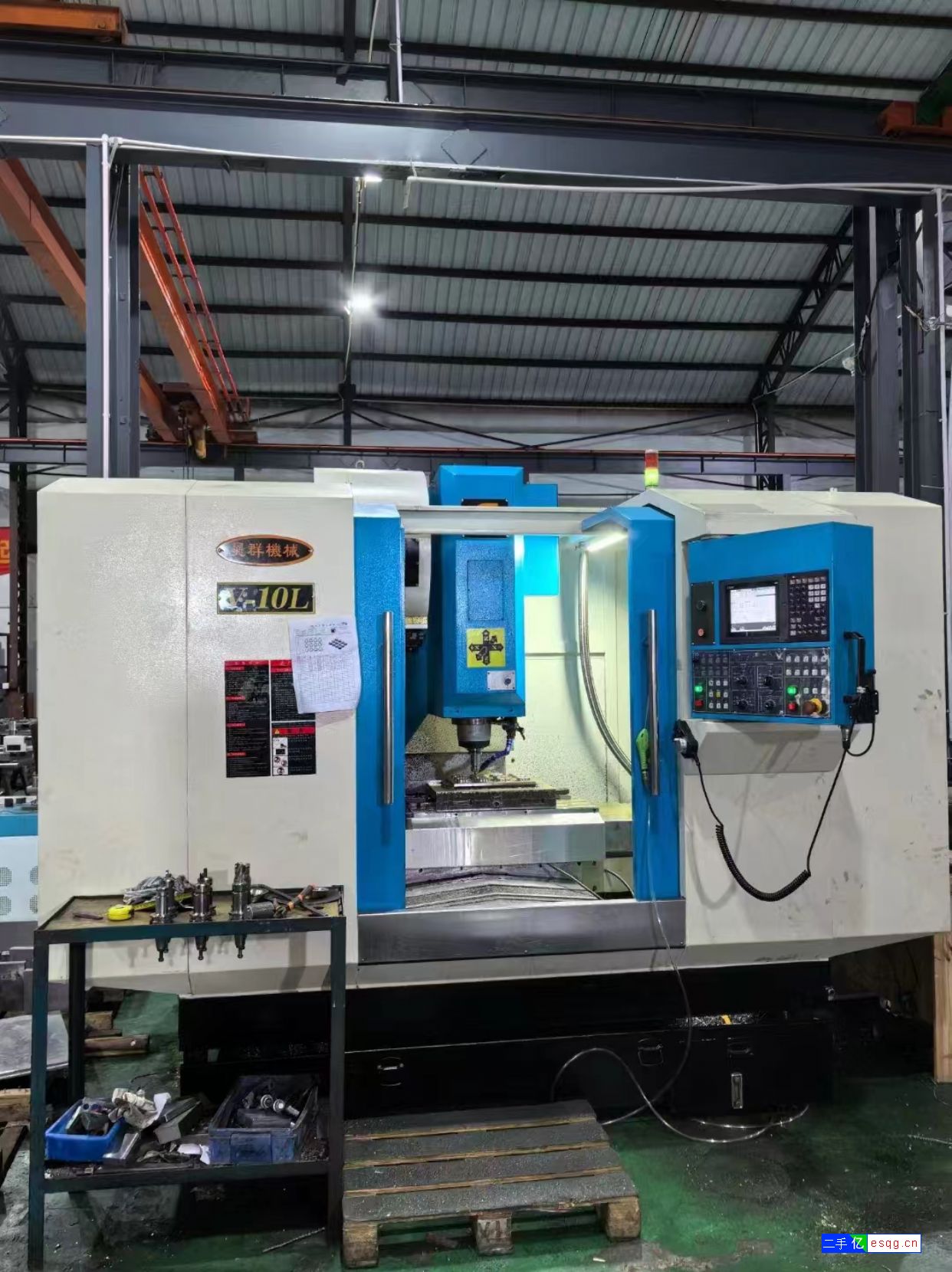 两台格勒玛850V,三菱M80系统,一台10螺距,-5