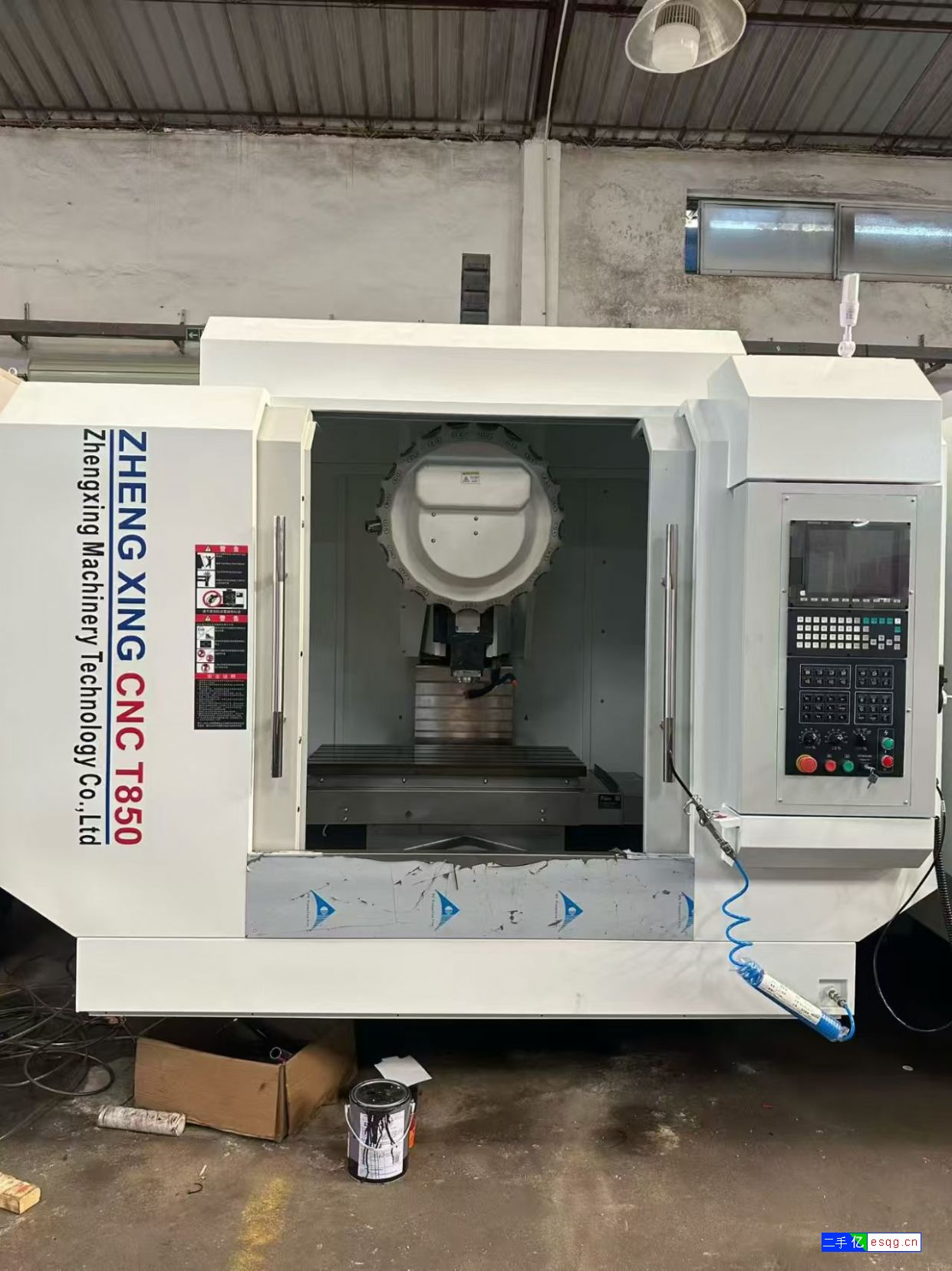 全新未使用T850钻攻机,新代系统-1