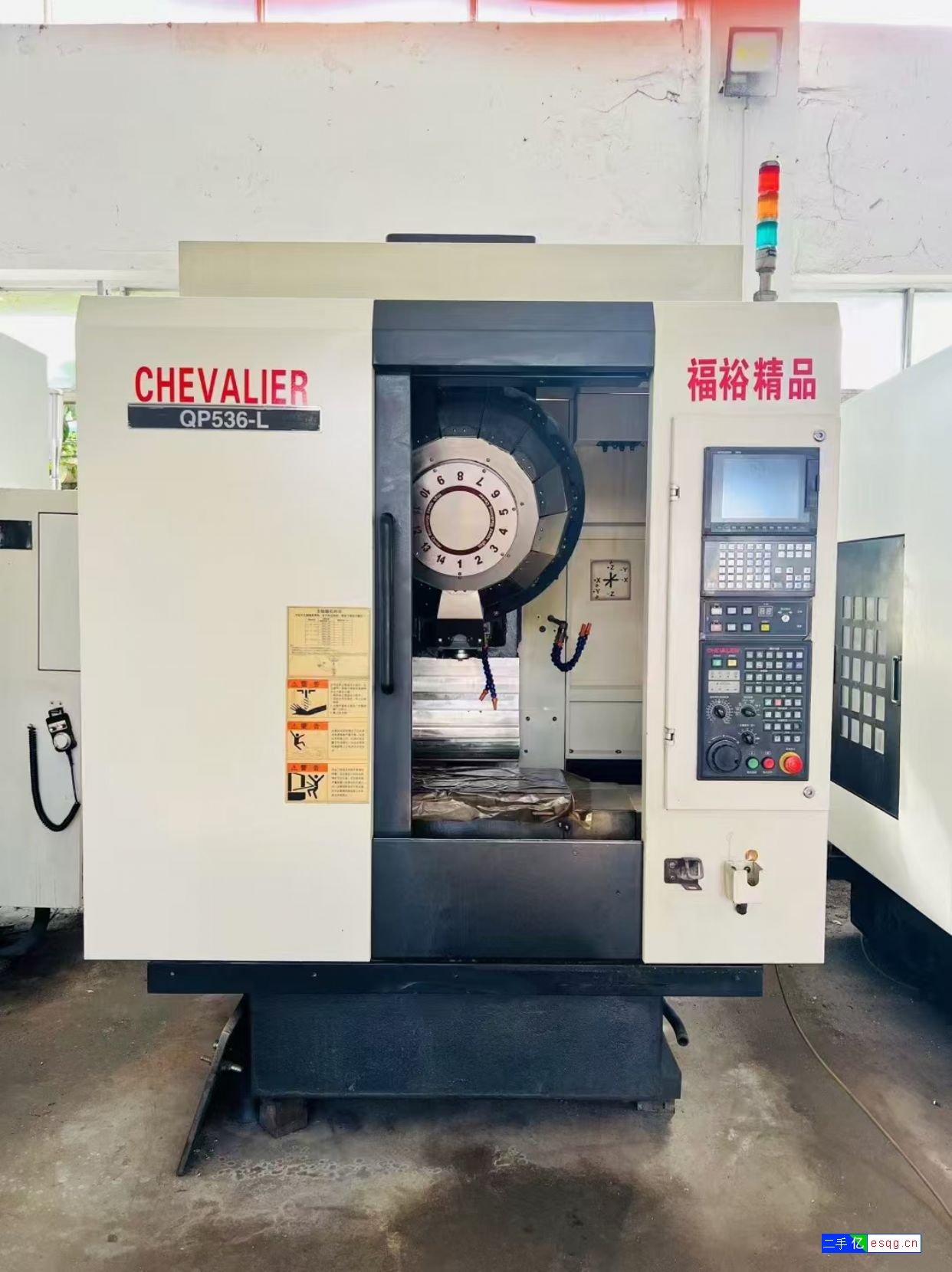 上新锐圆1270三硬轨数控铣，三菱m80系统-5