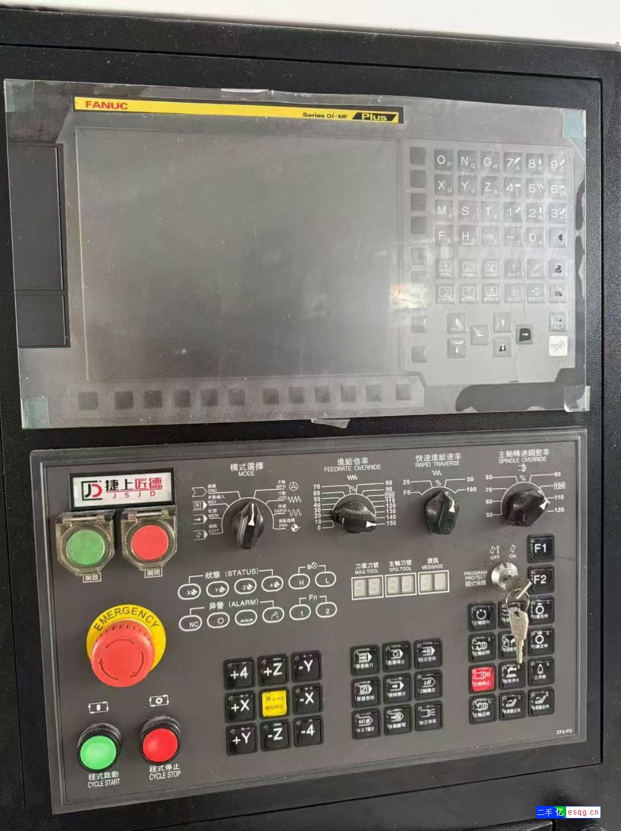 上新5台捷上匠德V857重型三线加工中心,法那克M-2