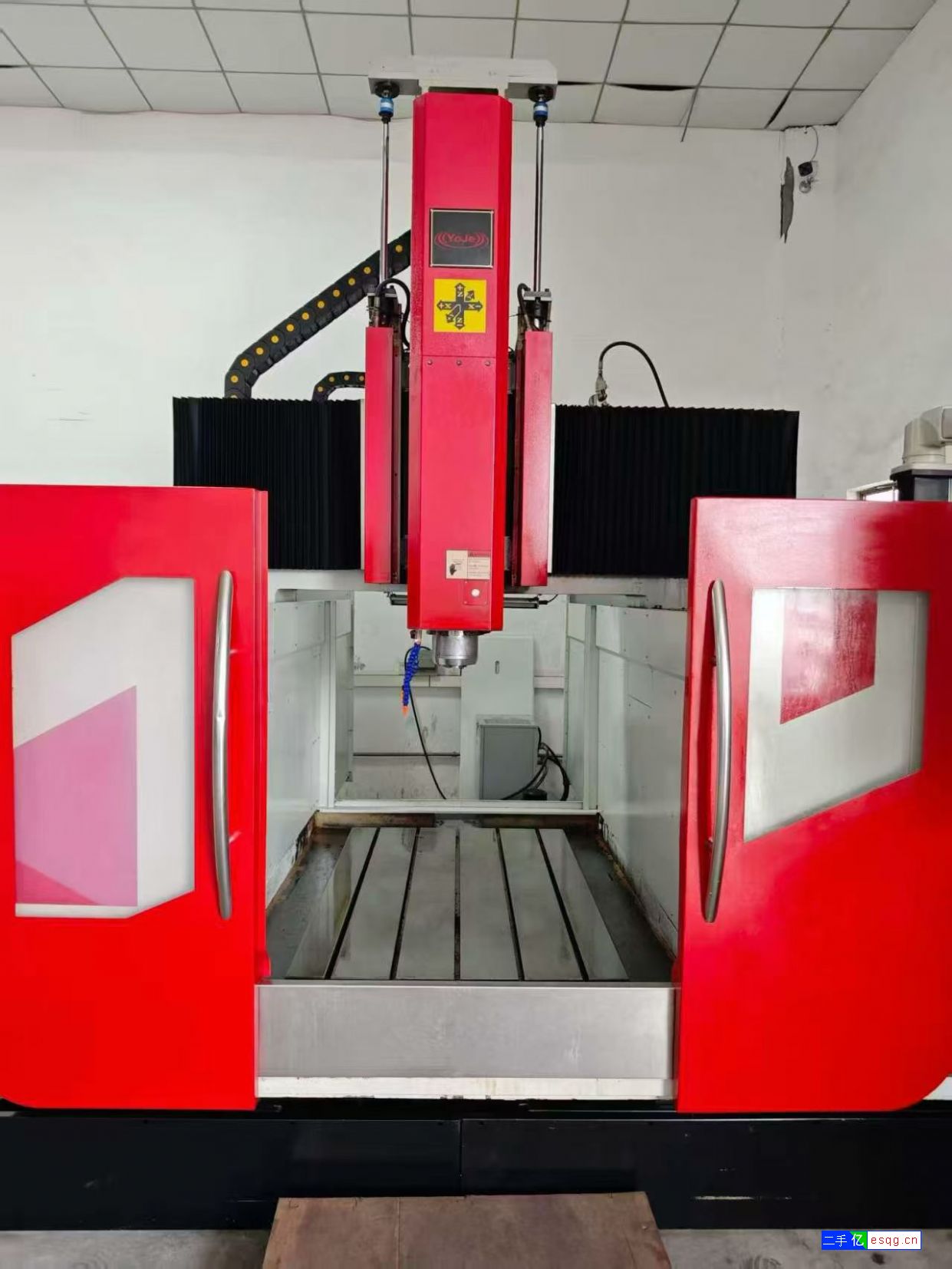 上仕1610动梁龙门,新代21Ma系统,安川驱动电-1