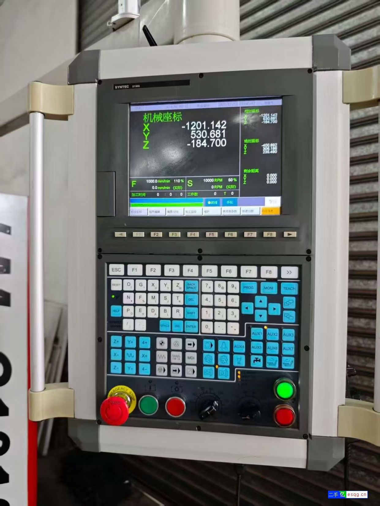 上仕1610动梁龙门,新代21Ma系统,安川驱动电-3