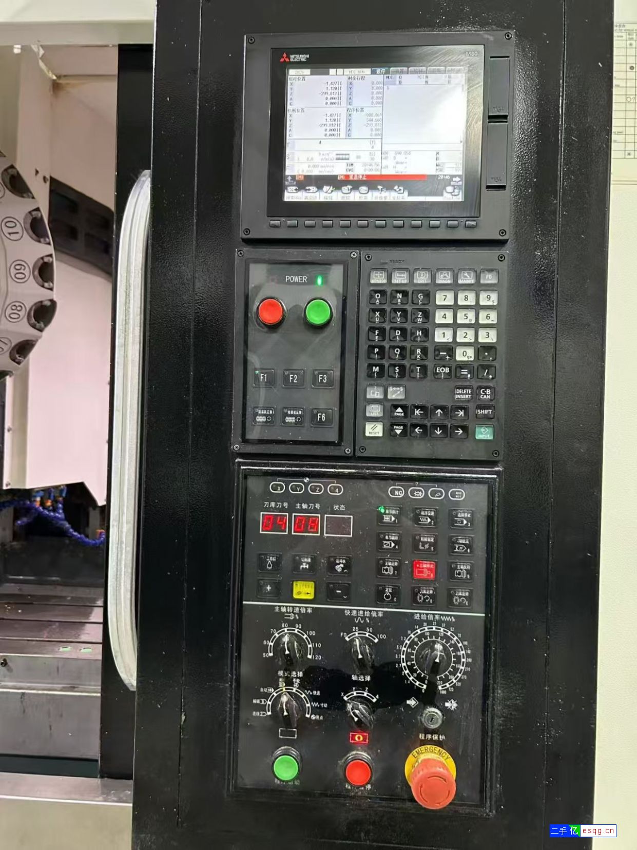 巨高T16钻攻机,三菱M80系统,主轴20000转-2