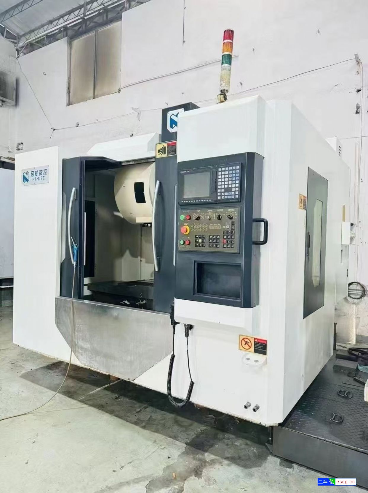 到货一台起航V850加工中心，三菱M70系统-1