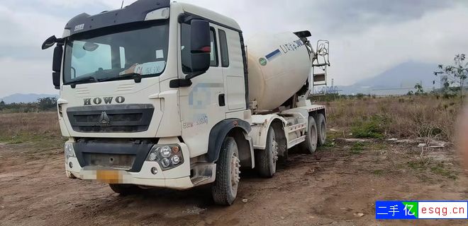 南宁出售多台2020年9月豪沃轻量化12方搅拌车-2