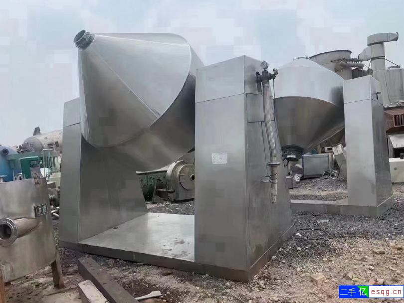 二手不锈钢双锥干燥机出售，供应二手搪瓷双锥干燥机-2