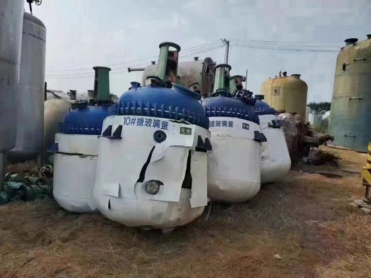 便宜出售一批2立方3立方搪瓷反应釜 成色好价格便宜-1