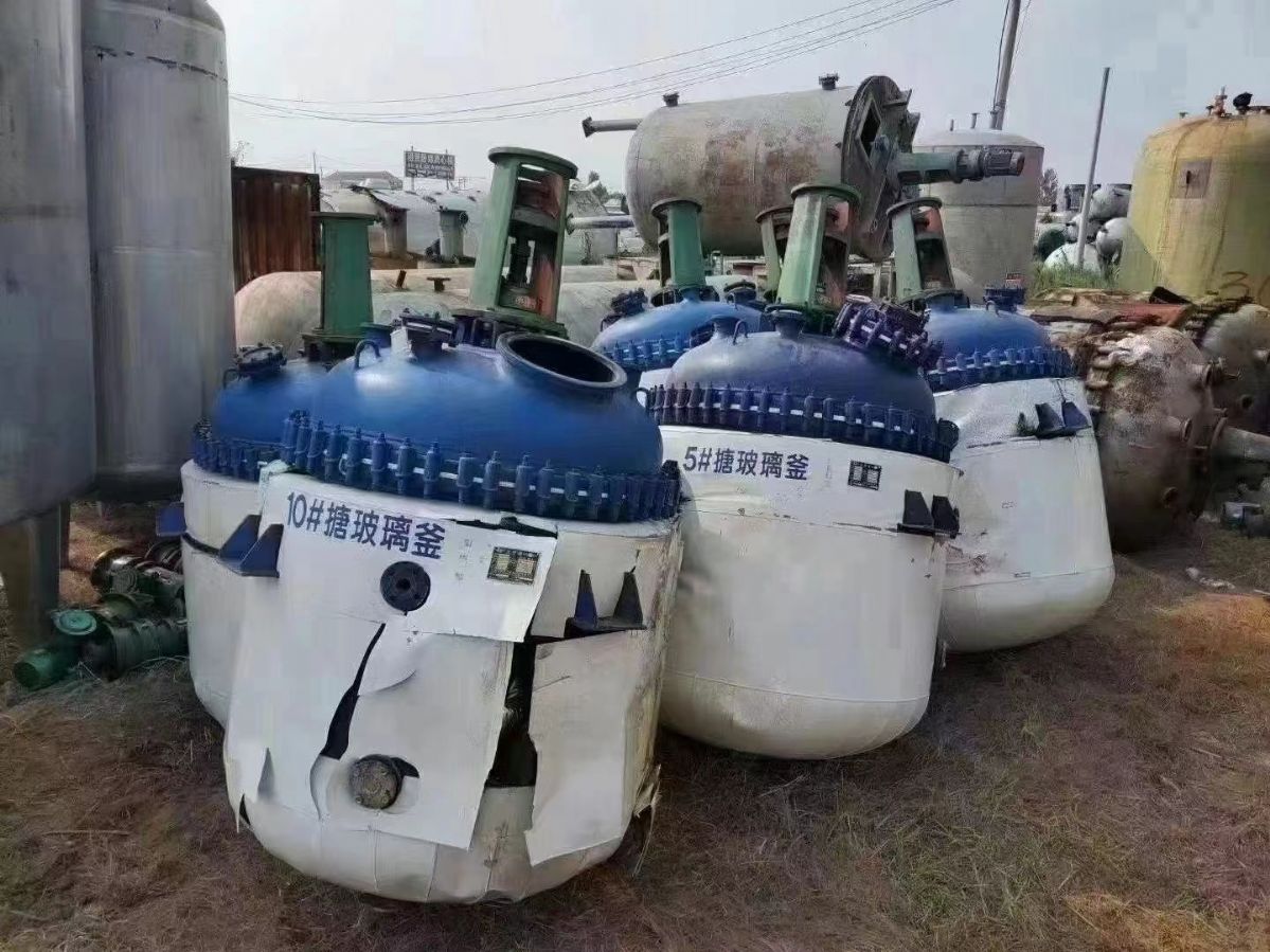 便宜出售一批2立方3立方搪瓷反应釜 成色好价格便宜-2