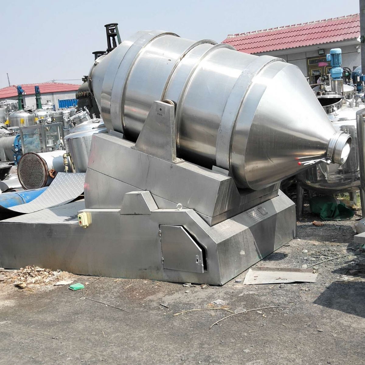 出售二手v型混合机供应100升-2000升 价格便-2