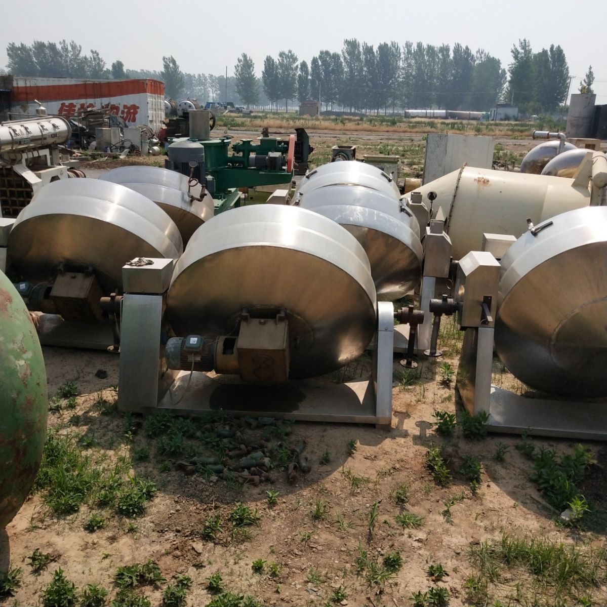 出售一批燃气夹层锅 二手可倾式夹层锅-1