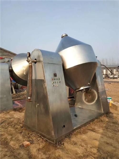 出售1000升-5000升二手搪瓷不锈钢双锥干燥机-2