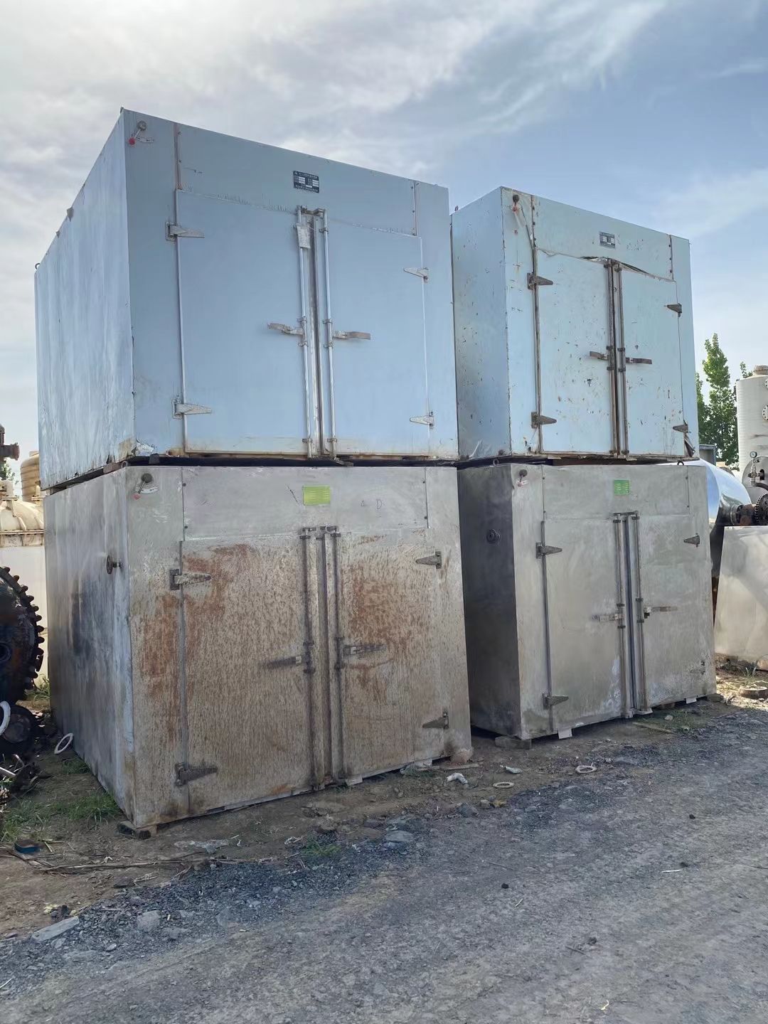 出售各种规格二手不锈钢烘箱 两门两车 两门四车 三-1