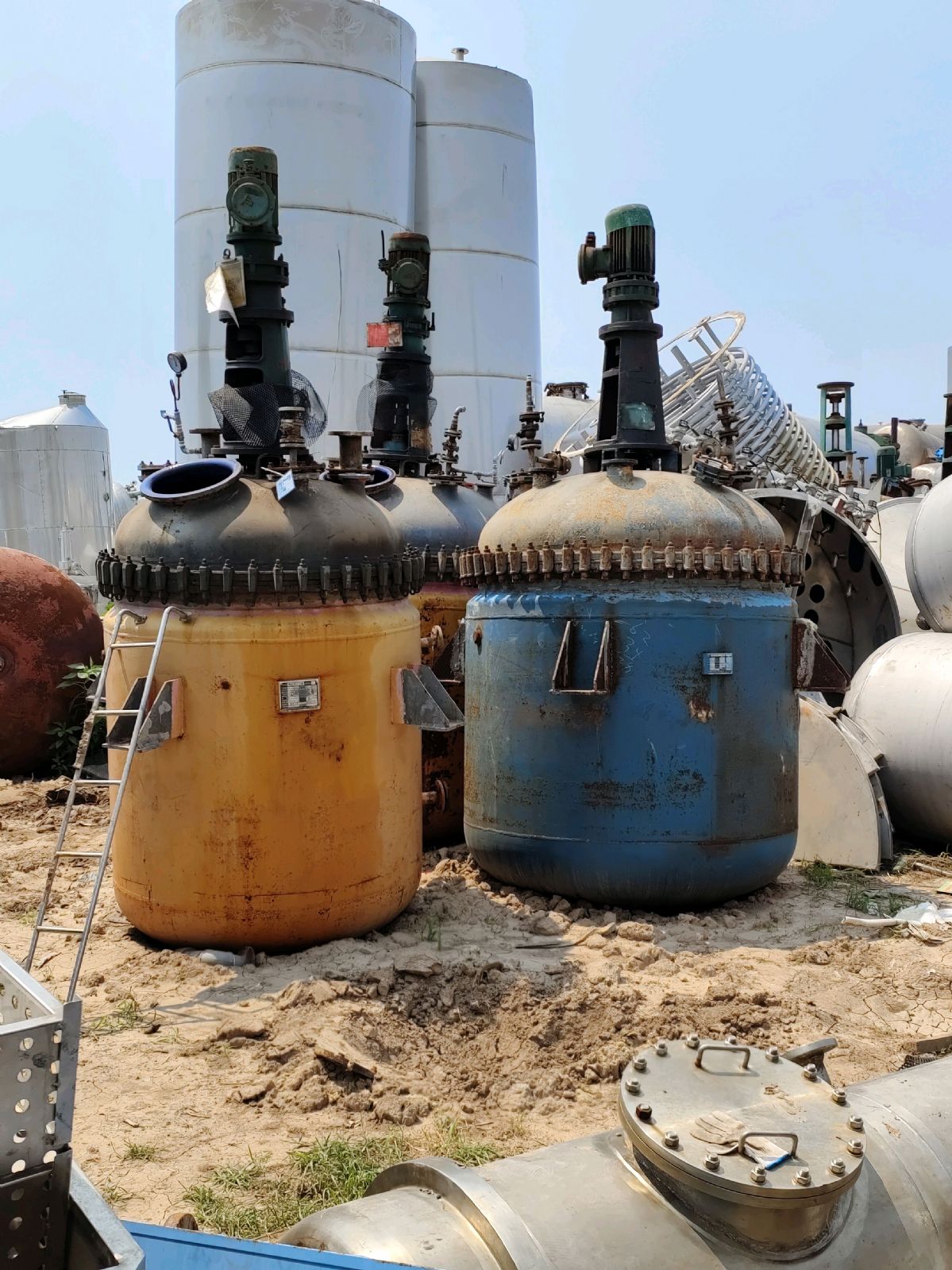 长期现货供应二手搪瓷反应釜 二手搪瓷储罐 二手搪瓷-2