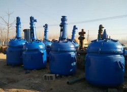 处理多台1立方3立方搪瓷反应釜 二手反应釜价格便宜-2