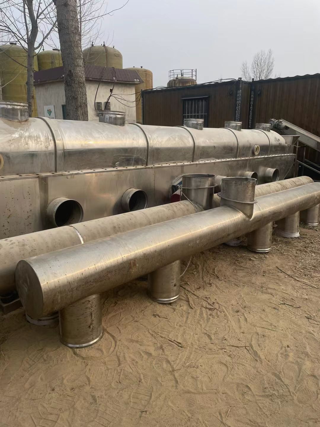 出售二手流化床干燥机 0.8×8米电气两用-1