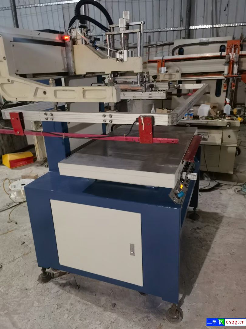 九成新二手半自动丝印机70*110台面-1