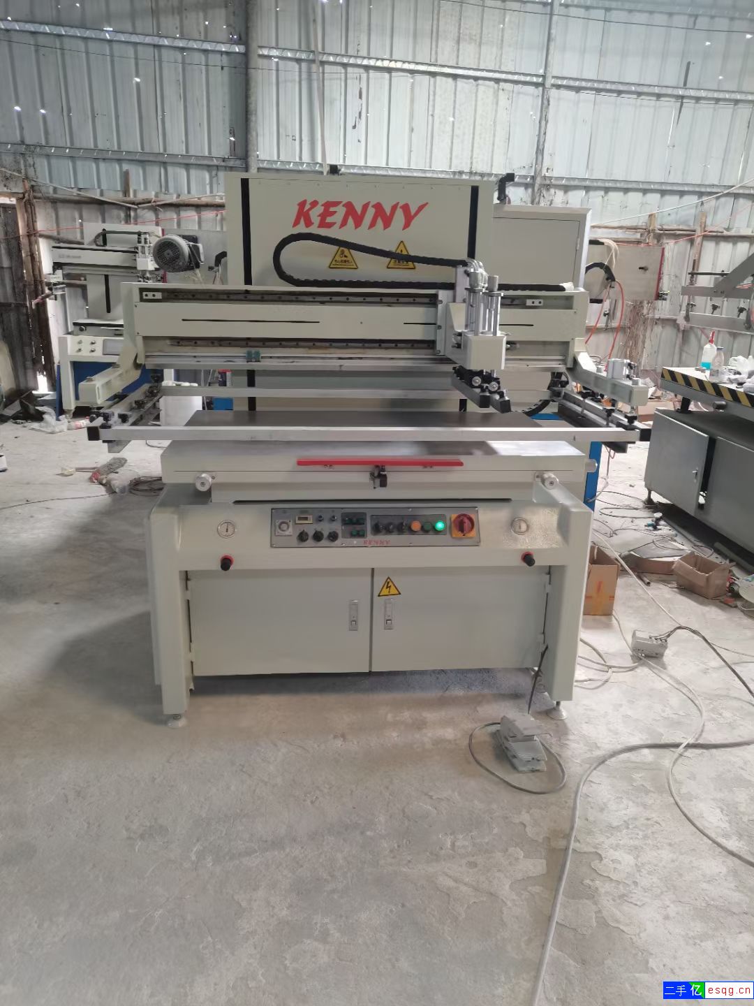 低价转让二手丝印机，无纺布丝印机，滚印机，斜臂丝印-2