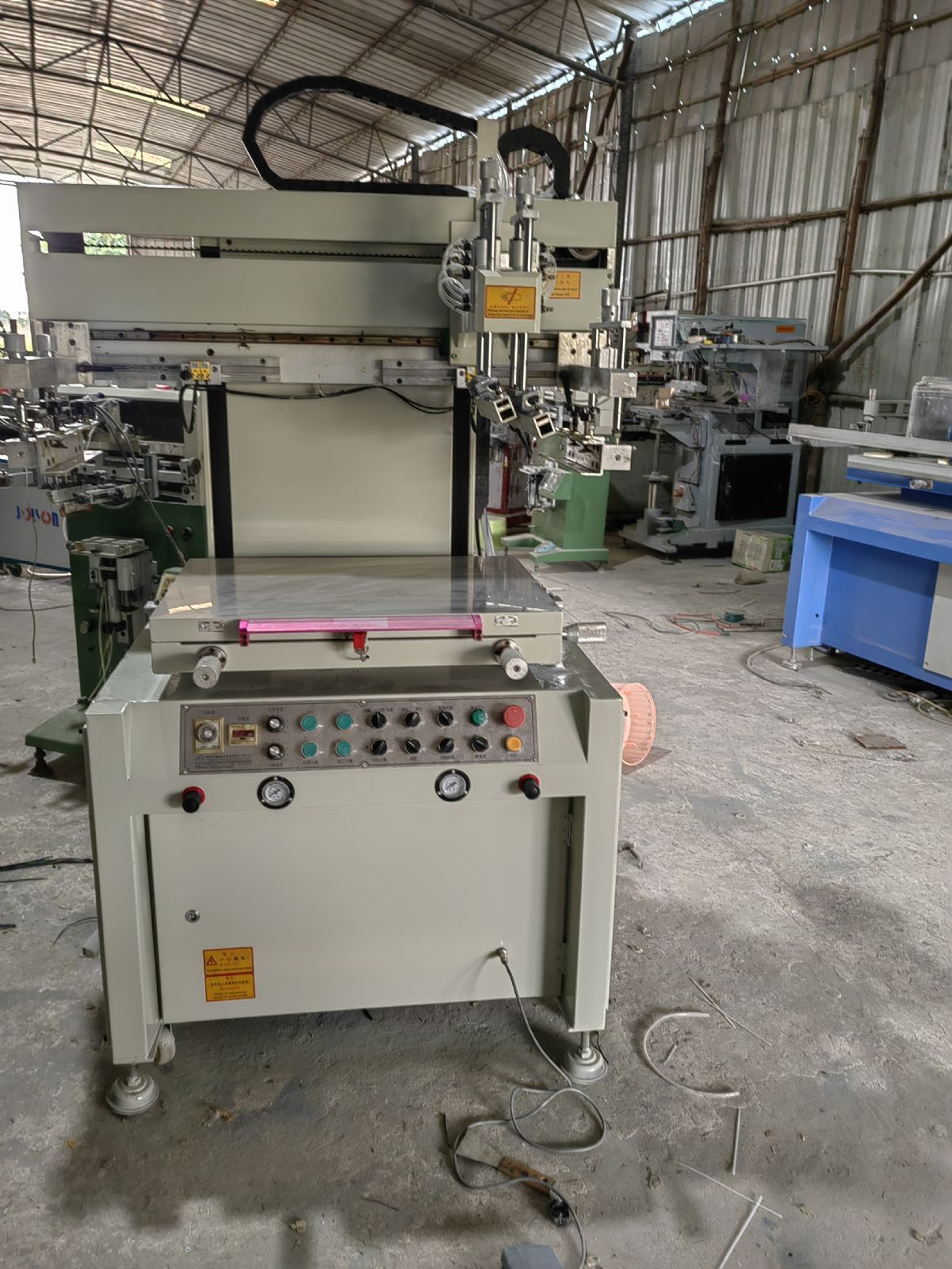 二手丝印机，移印机，滚印机，斜臂丝印-2