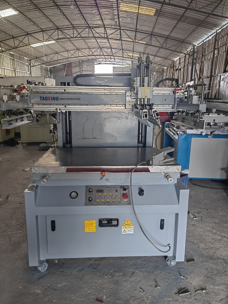 二手丝印机，斜臂丝印机低价处理-1