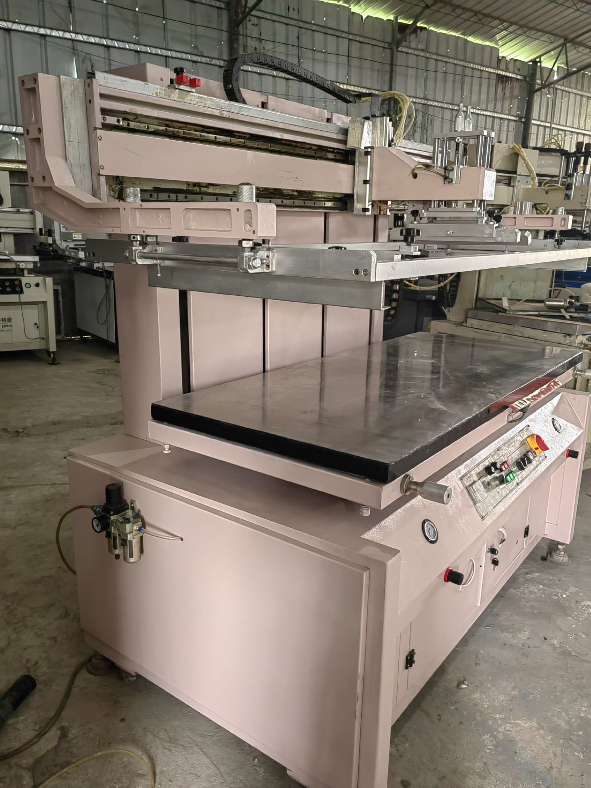 转让九成新二手丝印机70*160台面，带吸气功能-2