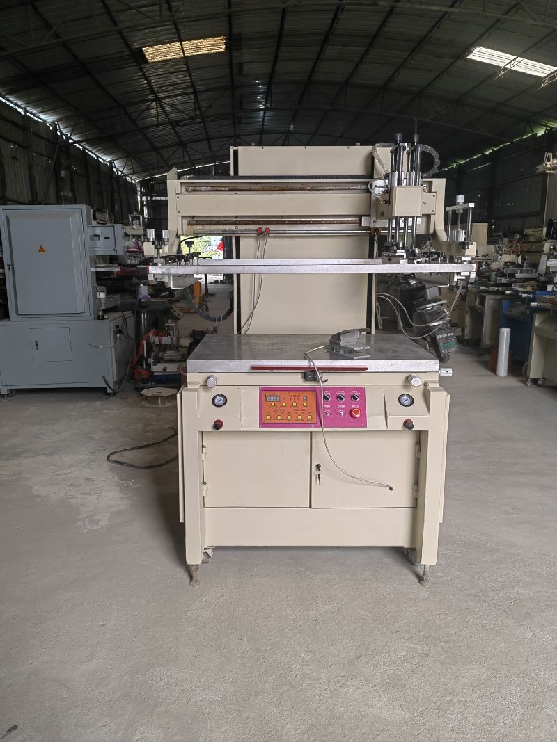 低价出售二手丝印机，斜臂丝印机-1