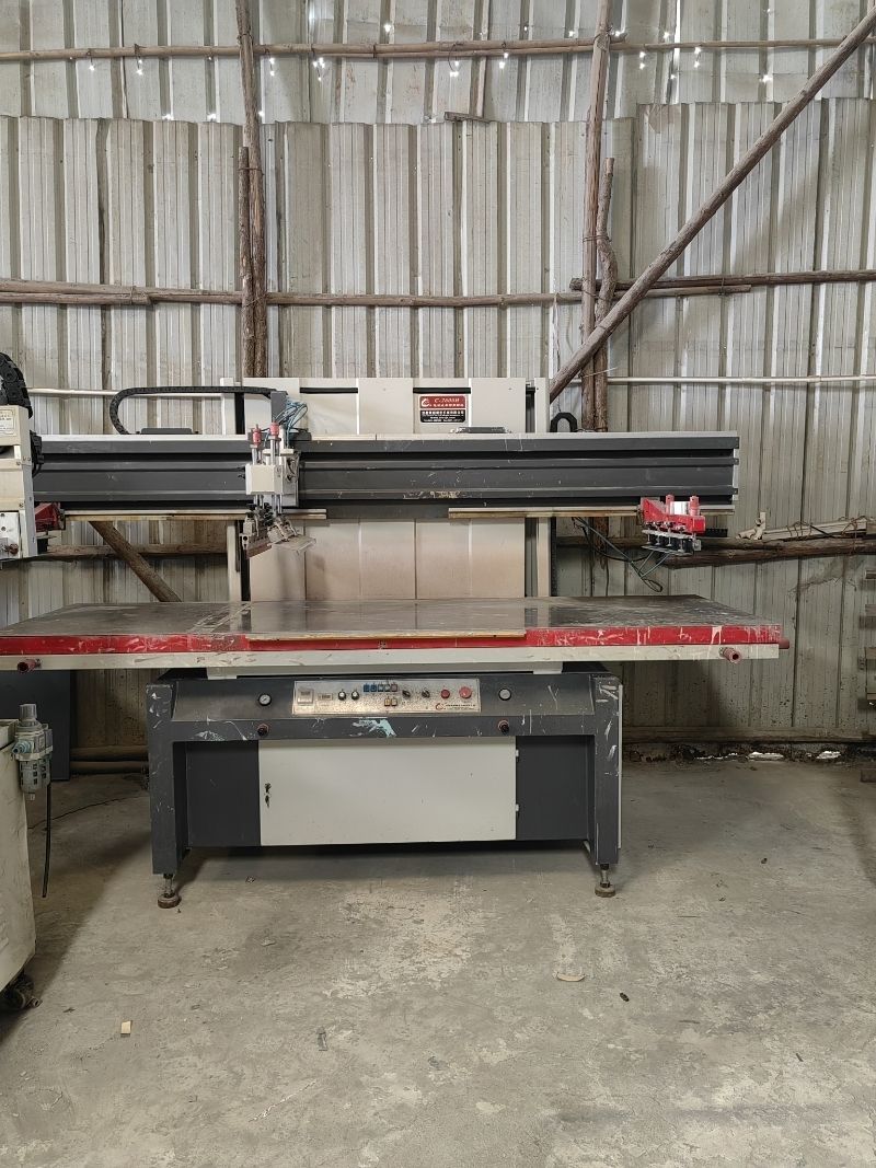 工厂闲置大台面丝印机900*2600低价出售-2