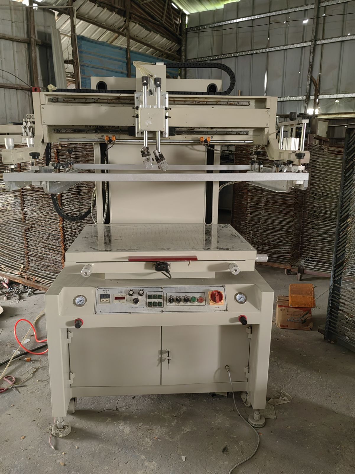 转让9成新二手丝印机6080台面，带吸气功能-2