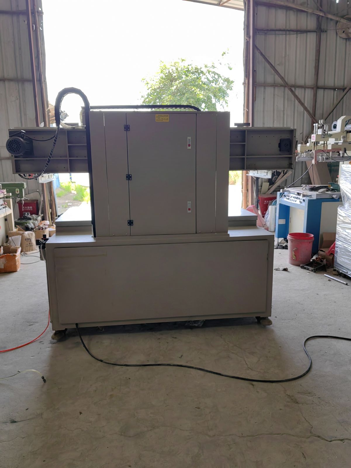 转让二手全通高精密丝印机90*170台面。-2