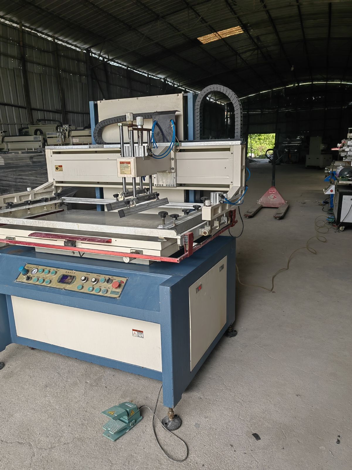 九成新二手誉晟丝印机70*110台面，带吸气离网功-2