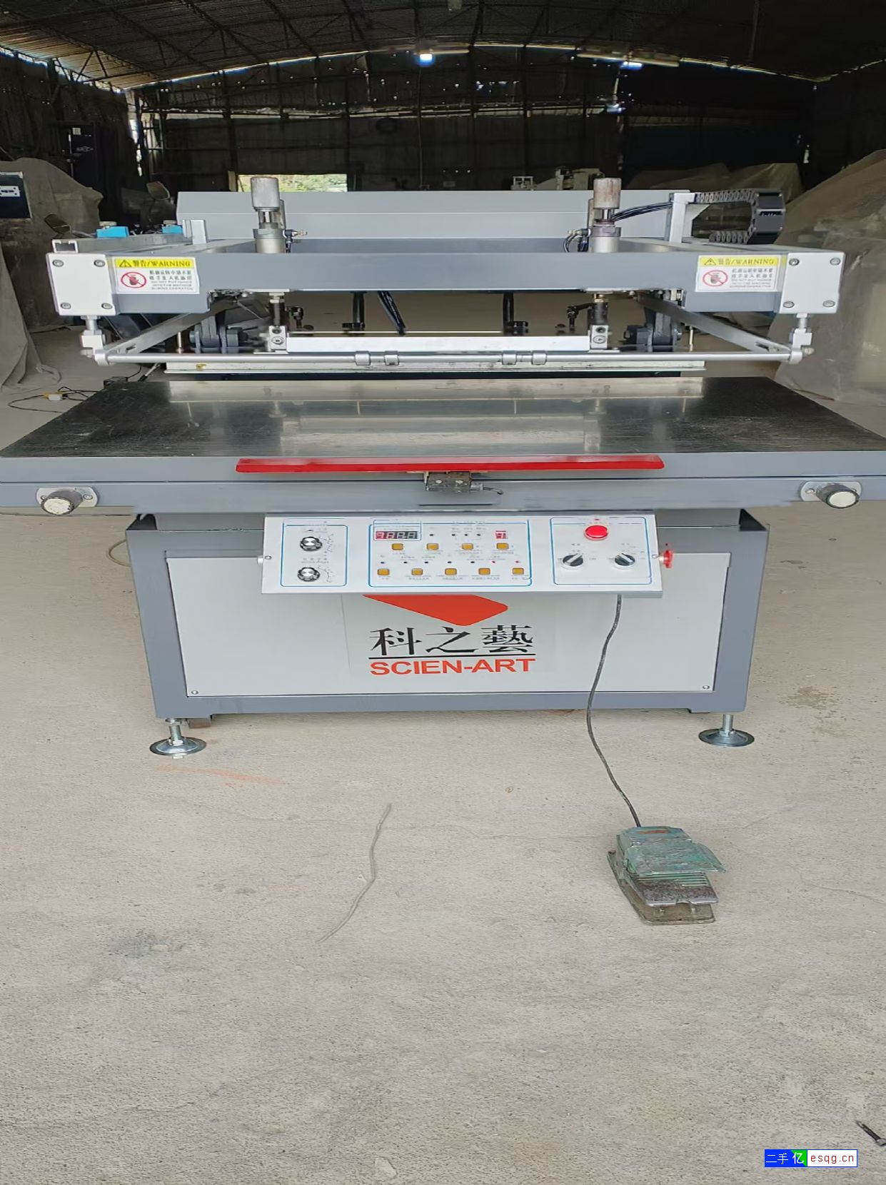 转让二手丝印机，斜臂丝印机，移印机uv光固机滚印机-1