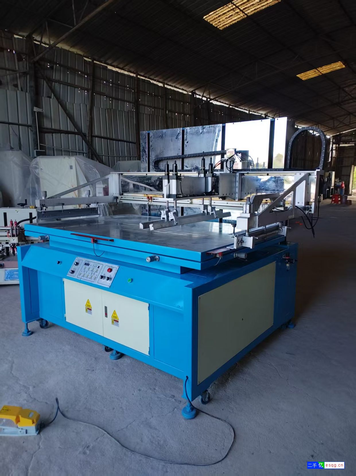 转让九成新二手大台面丝印机1200X1800台面-2