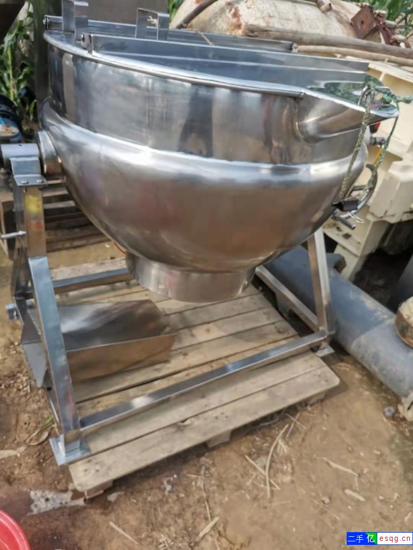 出售99新电加热夹层锅，蒸汽的也有，带搅拌不带搅拌-1