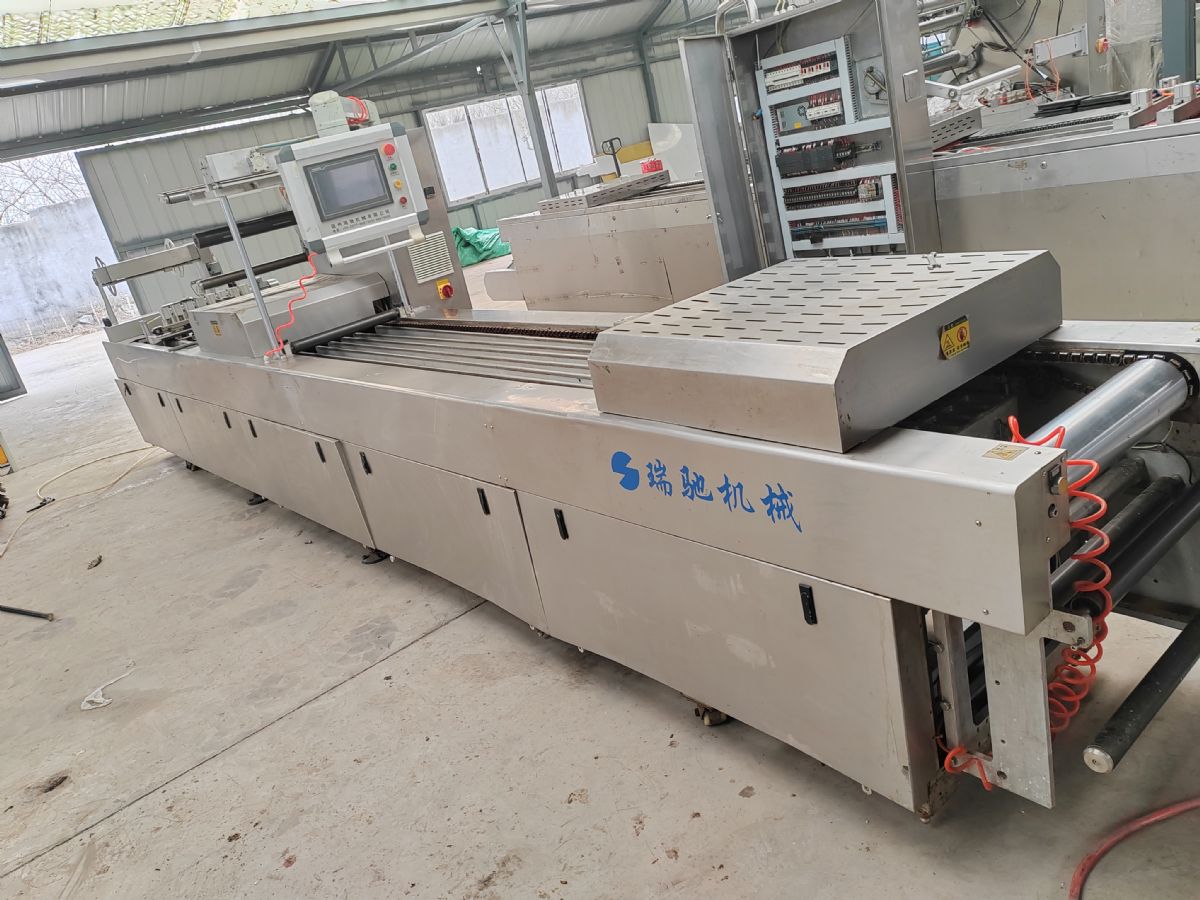 转让二手全自动拉伸膜封口机一台真空包装机-1