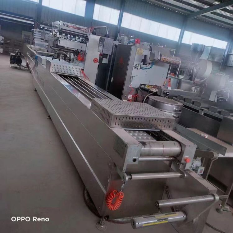 出售二手枣夹核拉伸膜真空包装机  连续真空封口机 -1