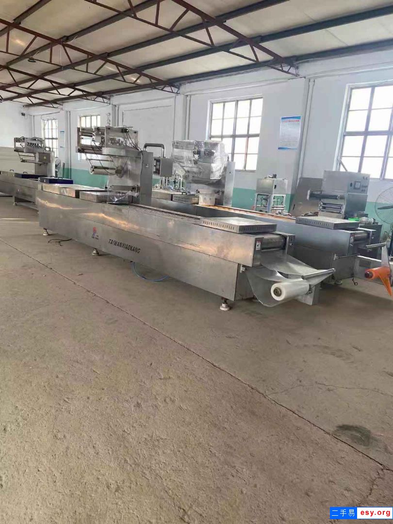 闲置转二手人参蜜片拉伸膜真空包装机,玉米面条封口机-2