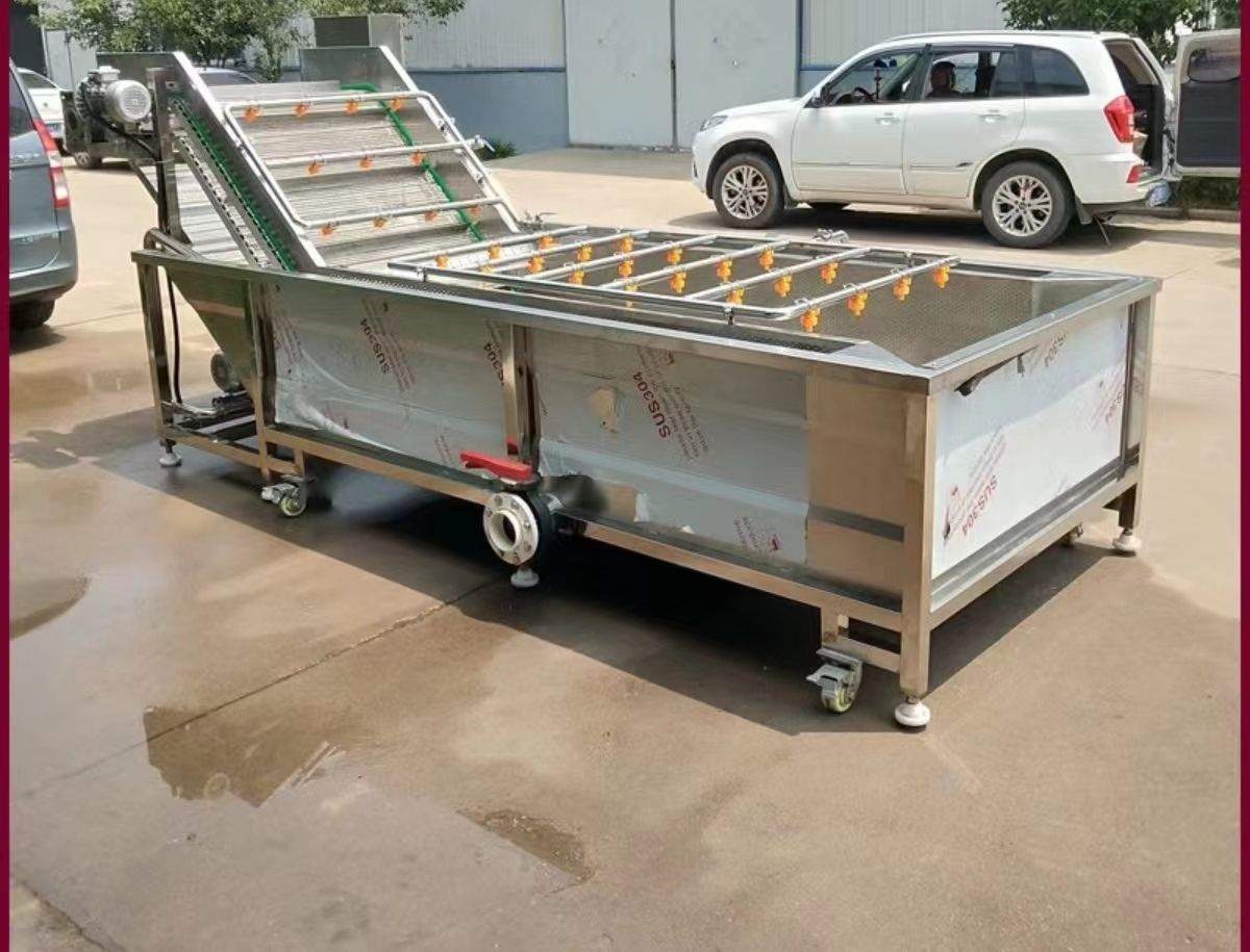 样机处理，全自动气泡清洗机，预制菜清洗机，需要的私-1