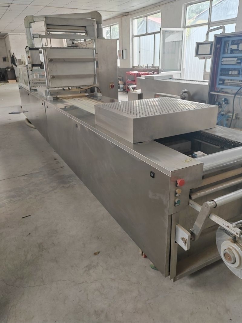 420型糍粑拉伸膜真空包装机器，成色新价格低，可试-2