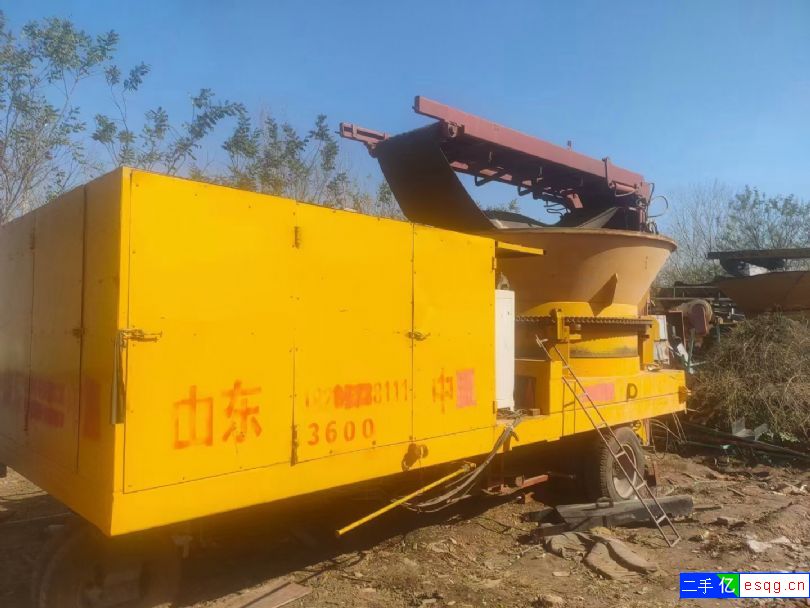 二手3600移动刀片圆盘破碎机-2