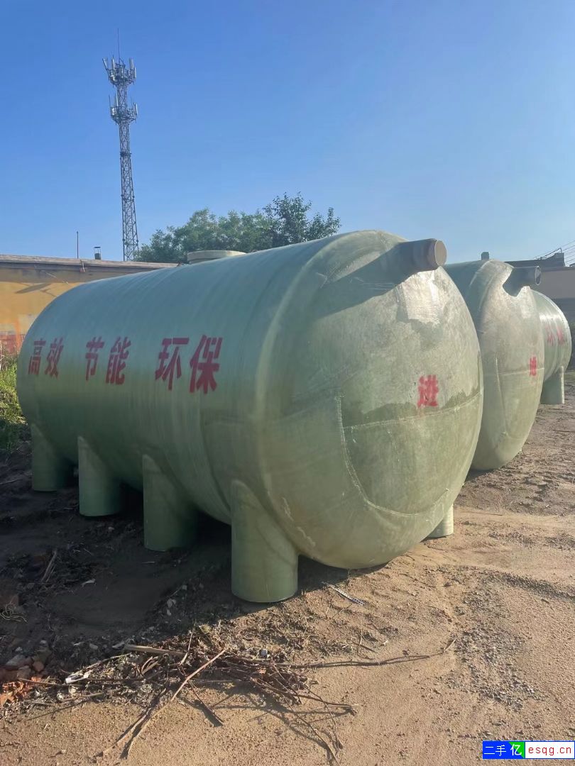 二手20立方卧式玻璃钢储罐-2
