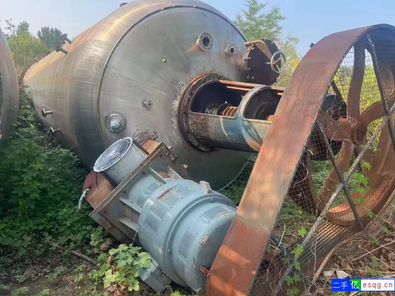 二手100立方不锈钢发酵罐-2