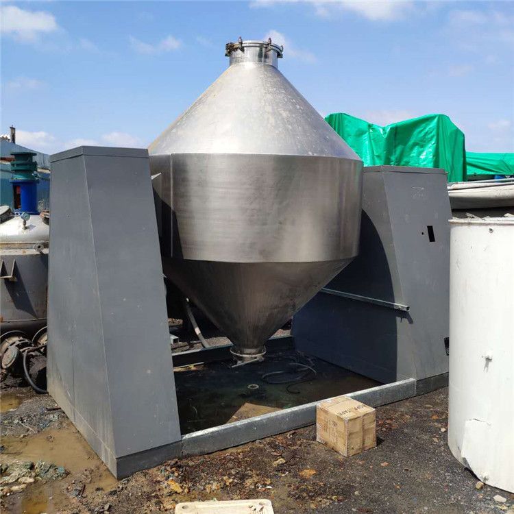 转让二手不锈钢搪瓷双锥干燥机多台-2
