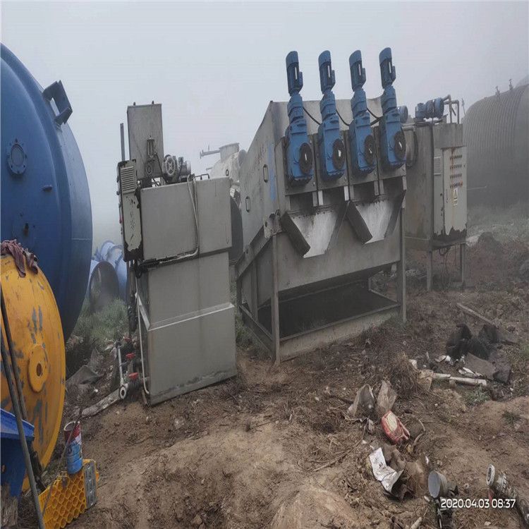 转让9成新二手403叠螺污泥脱水机多台 多种规格可-1