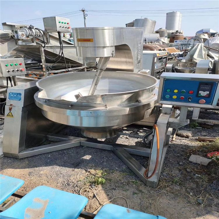 转让9成新二手200L行星搅拌夹层锅多台-2