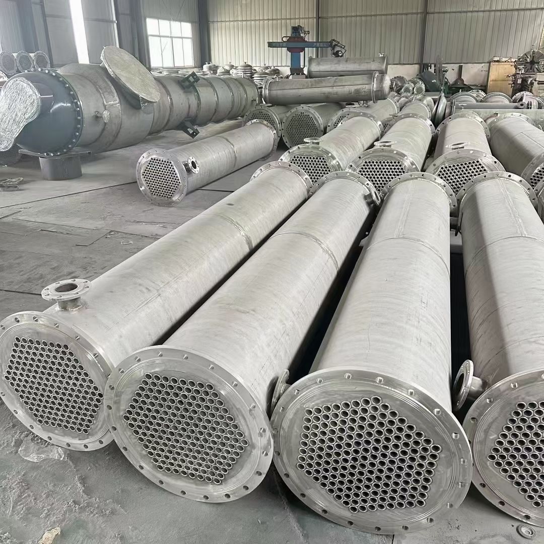 转让一台九成新二手列管冷凝器，换热器2平方_800-1