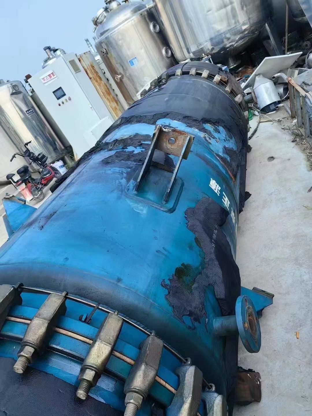 转让9成新二手搪瓷薄膜蒸发器-1