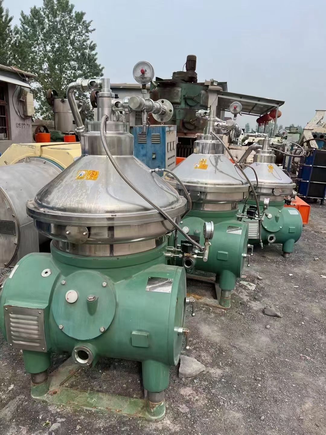 转让九成新二手碟式分离机，三项碟式分离机-2