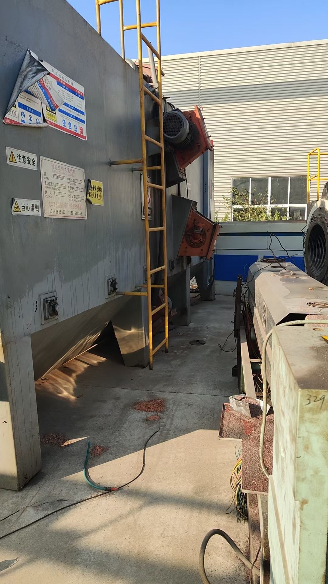 2*2米钢结构通过式抛丸机 喷砂机 二手抛丸机-2