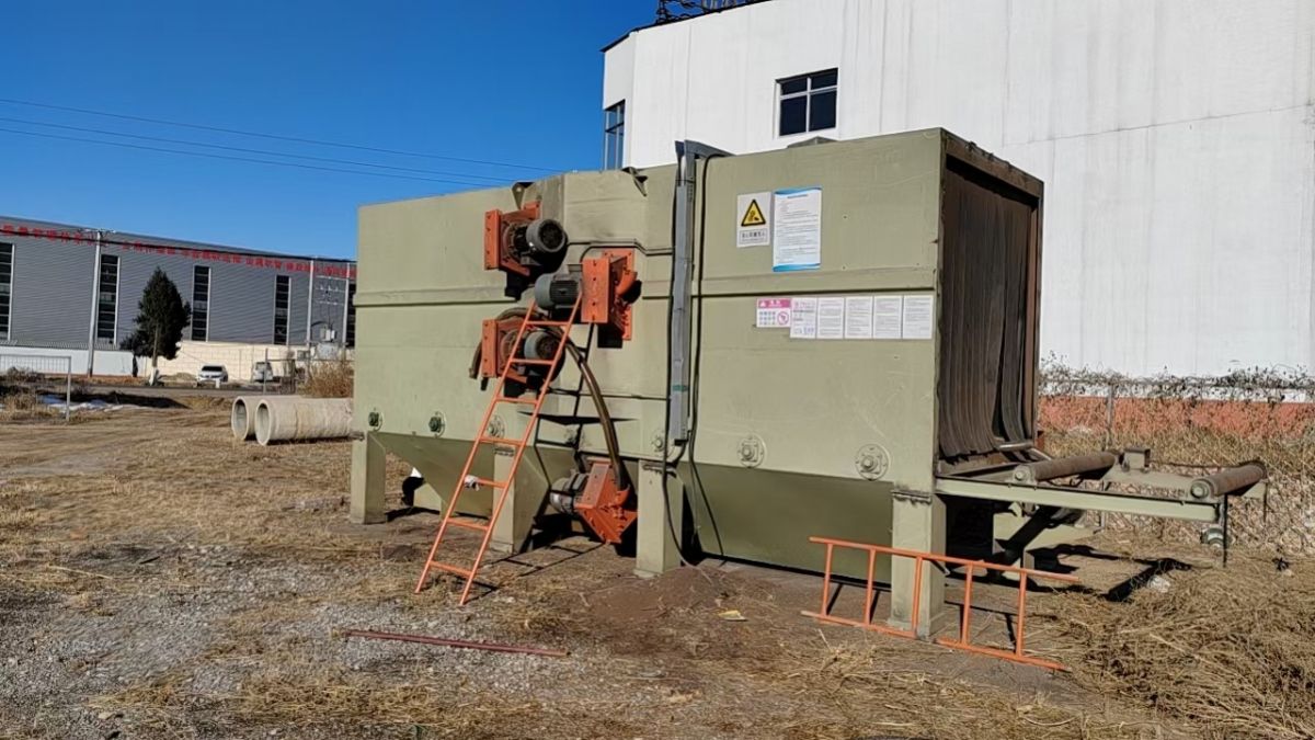 9成新2*2.1米钢结构通过式抛丸机 喷砂机-2